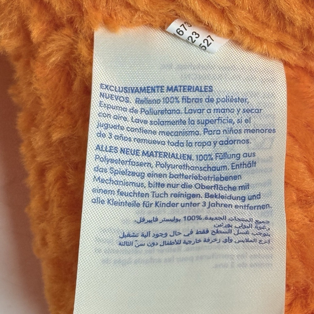 Build A Bear Halloween Jack-O-Lantern Head Orange Pumpkin Plush Sound‎ Works - Picture 4 of 6